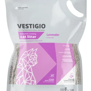 Arena Aglomerante Sanitaria Gatos Vestigio 16kg Lavanda